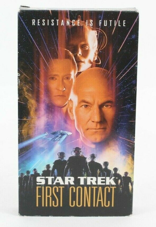 Star Trek First Contact VHS PG 13 Collectible