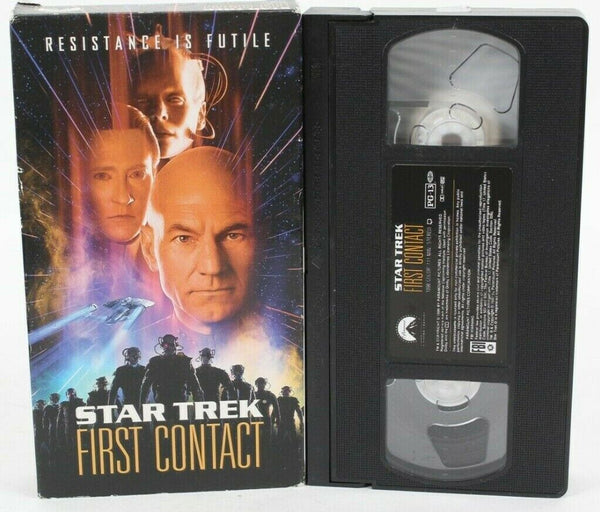 Star Trek First Contact VHS PG 13 Collectible
