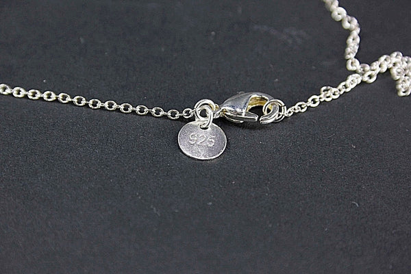 Sterling Silver 18" Delicate Double Twisted Conjoined Infinity Hearts Necklace