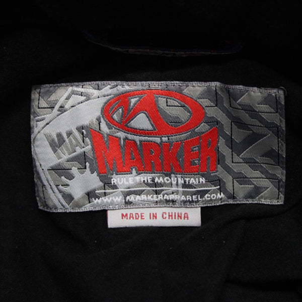 Marker Sz M Navy Blue Royal Blue Red Gore-Tex Insulated Men's Ski Pants