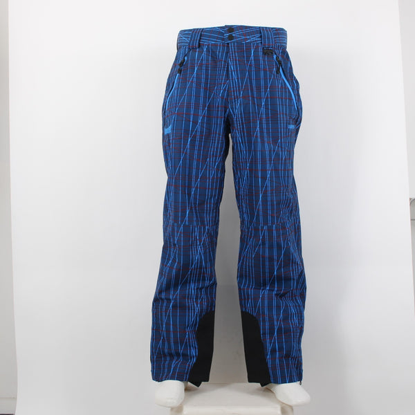 Marker Sz M Navy Blue Royal Blue Red Gore-Tex Insulated Men's Ski Pants