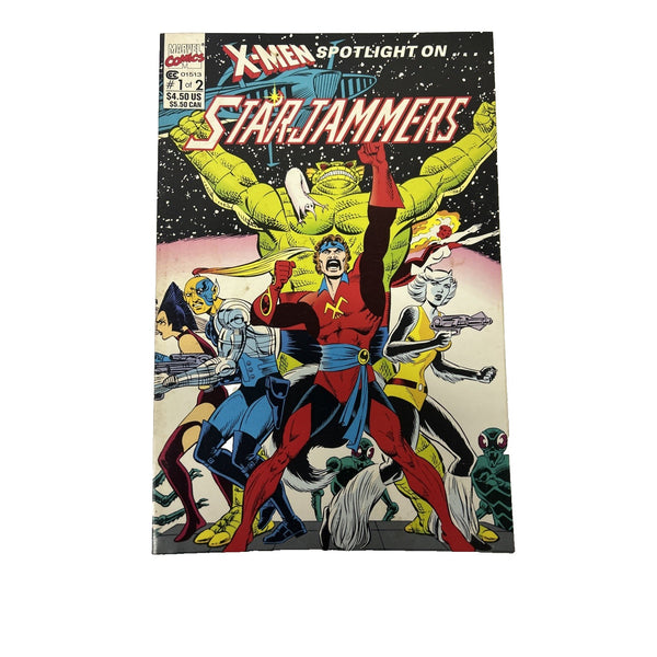 Marvel StarJammers #1 X-Men Spotlight 1990 Marvel Comics Comic Book