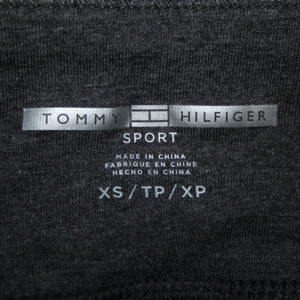 Tommy Hilfiger NEW Sport Sz XS x 27 Gray Navy Stripe Compression Cotton Pant