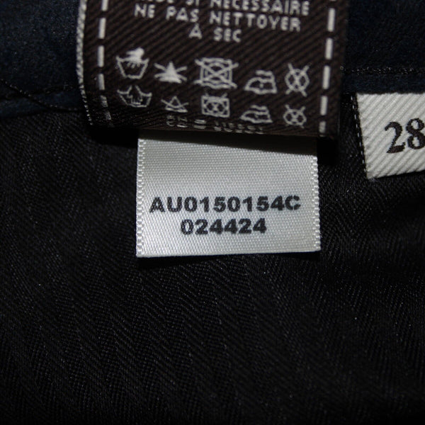 7 For All Mankind Sz 28 x 30 Navy Blue Black Patterned Cotton Spandex Jeans