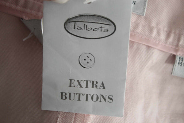 Talbots NEW $128 Sz 12 x 24 Pink Loose Silk Linen Unlined Crop Pant