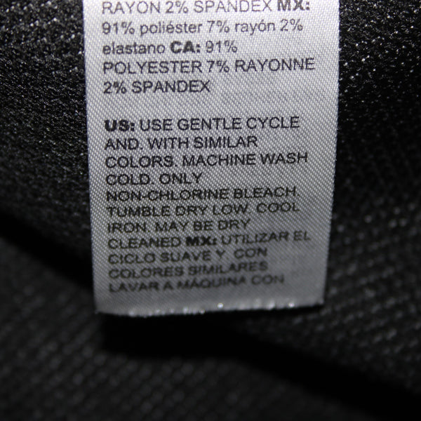 Chicos NEW $60 Jacquard Sz 3 Black White Reptile Knit Poly Rayon Spandex Top