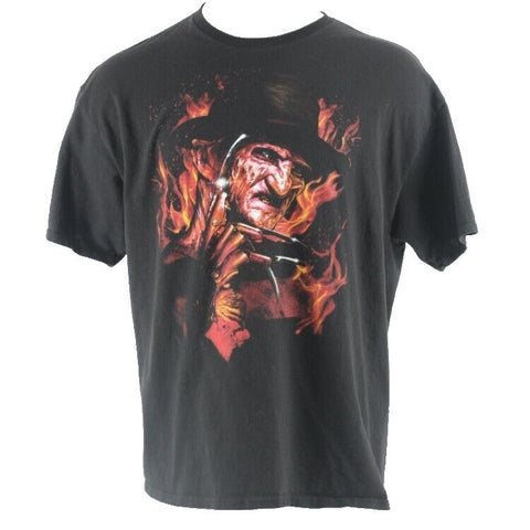 A Nightmare On Elm Street New Line Sz 2XL Black Multi 100% Cotton Tee Shirt