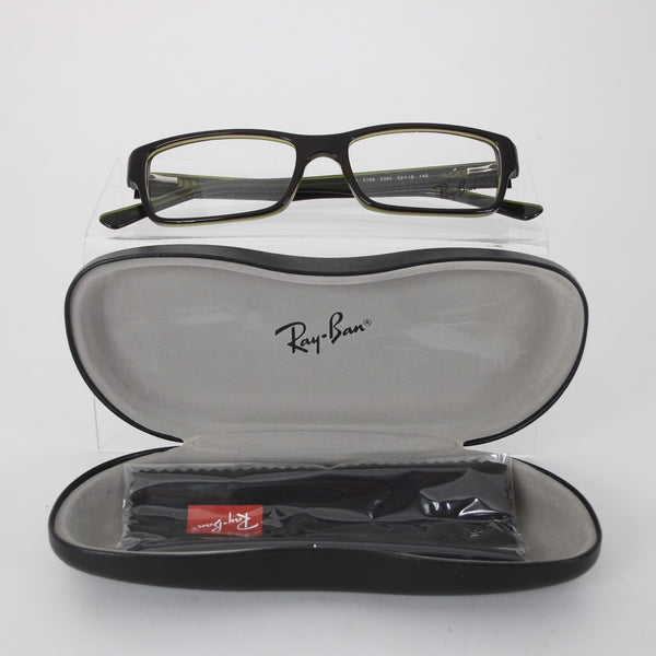 Ray Ban NEW Frames RB 5169 2383 52 16 140 Black Green W/ Case Frames