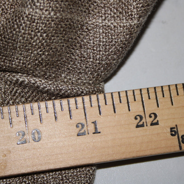 Saks Fifth Avenue Sz 40 Light Brown White Lined Three Button Wool Linen Jacket