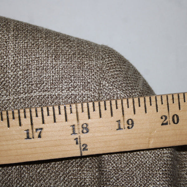 Saks Fifth Avenue Sz 40 Light Brown White Lined Three Button Wool Linen Jacket