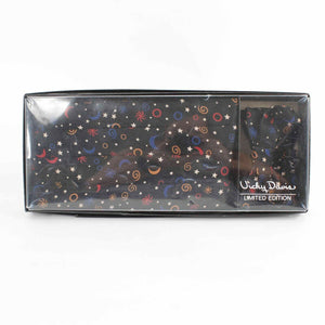 Vicky Davis NEW $75 Black Multicolor Limited Edition Tie Set