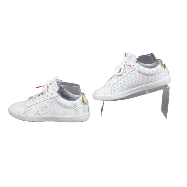 Rollie Sz 36 White Gold Prime PP Leather Upper Leather Insole Tennis Shoes