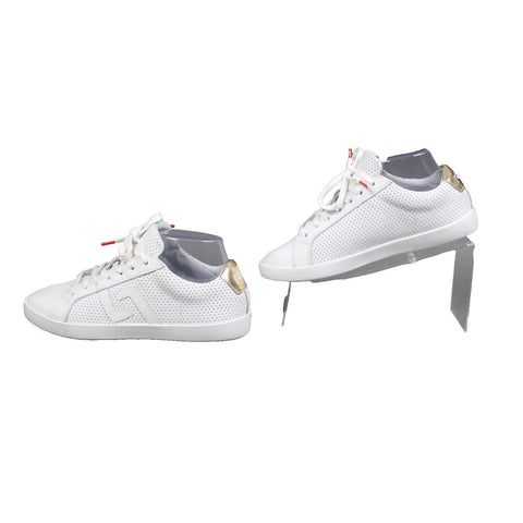 Rollie Sz 36 White Gold Prime PP Leather Upper Leather Insole Tennis Shoes