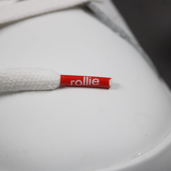Rollie Sz 36 White Gold Prime PP Leather Upper Leather Insole Tennis Shoes