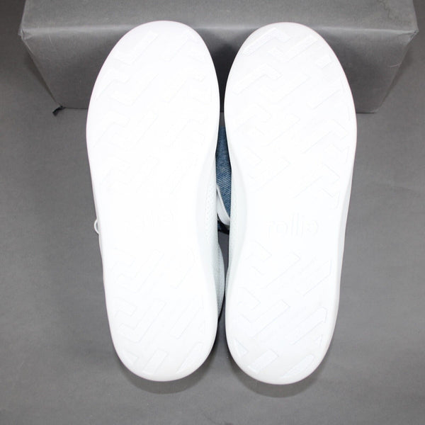 Rollie Sz 36 White Gold Prime PP Leather Upper Leather Insole Tennis Shoes