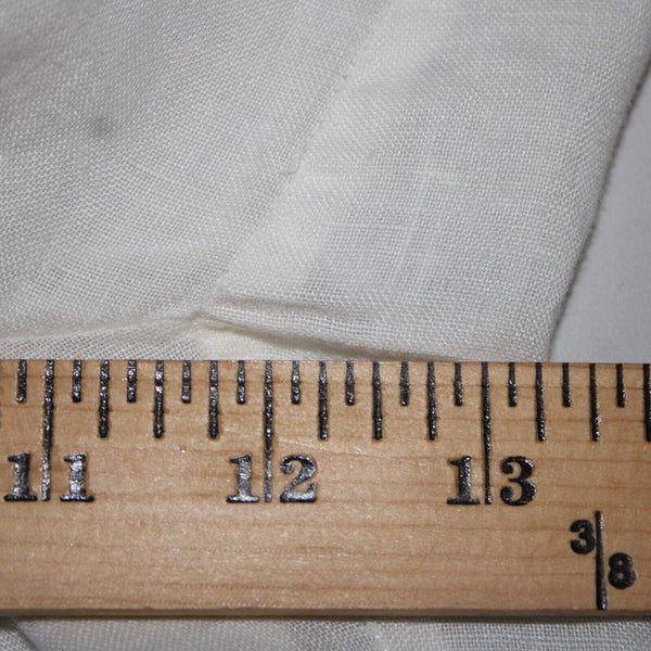 Malcolm Co Sz 6 x 23 White Elastic Waist Wide Leg Linen? Capri Pant