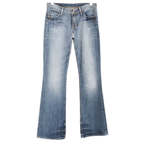 Citizens of Humanity Flare Sz 27 x 33 Blue Denim Cotton Blend Jeans