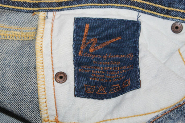 Citizens of Humanity Flare Sz 27 x 33 Blue Denim Cotton Blend Jeans