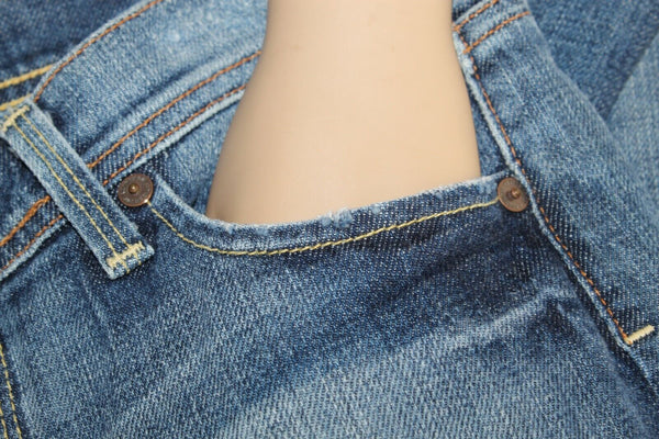 Citizens of Humanity Flare Sz 27 x 33 Blue Denim Cotton Blend Jeans