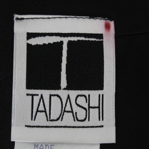 Tadashi NEW $390 Sz 2 Black Laceover Nude Lined Strapless Nylon Blend Dress