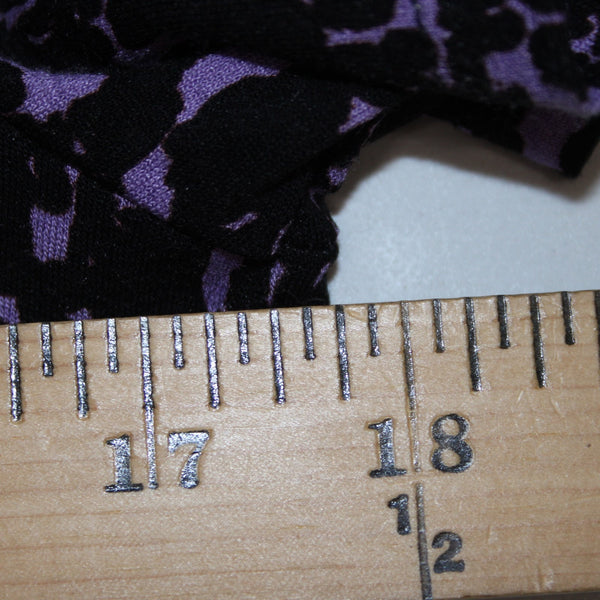 Aline Dress NEW $88 Palm Spring Sz S Black Purple Hawaii Made Rayon Spandex