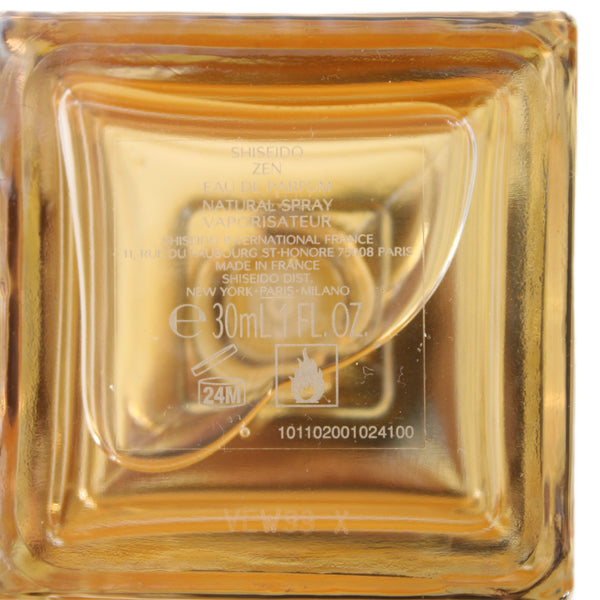 Shiseido Zen Eau De Parfum 30ml 1 fl oz Natural Spray Eau De Parfum
