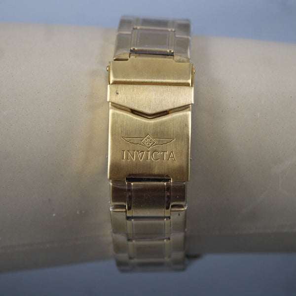Invicta Specialty Gold Navy Tritnite Night Glow Water Resistant Stainless Watch