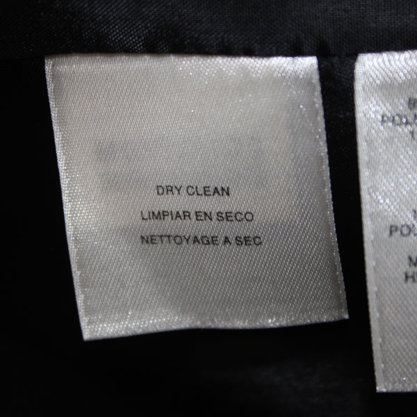 Jones NY Blazer Sz 16 Black Tan Collared Two Button Lined Polyester Suit Jacket