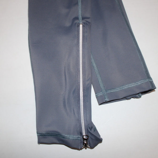 Victoria Sport AW Pant NEW Sz S x 27 Gray Medium Rise Zip Detail Polyamide