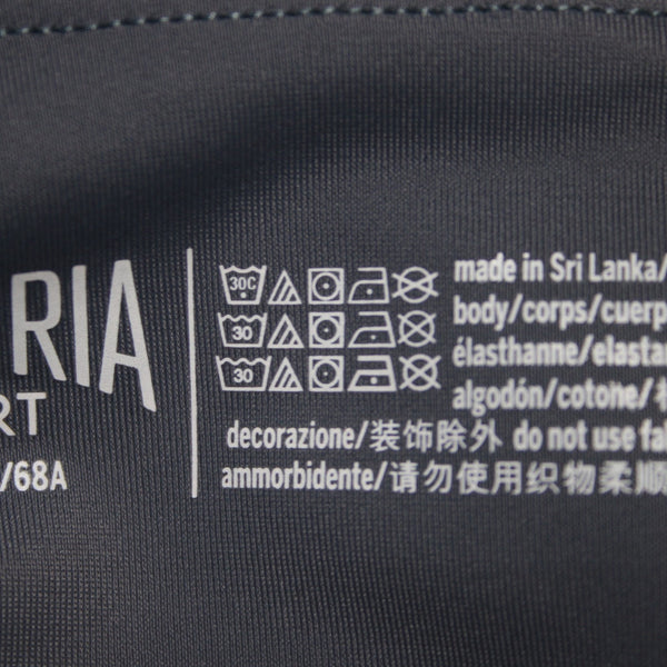 Victoria Sport AW Pant NEW Sz S x 27 Gray Medium Rise Zip Detail Polyamide