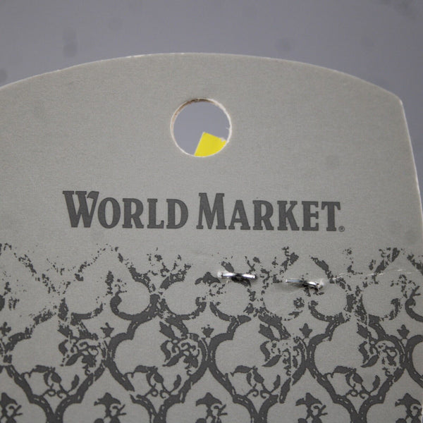 World Market NEW $15 Goldtone Clear Oval 18" Necklace
