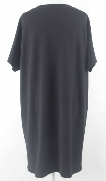Worthington NEW $60 Sz M Black Cold Shoulder Polyester Blend Dress