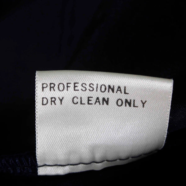 St John Sport 32 x 29.5 Navy Gold Hardware Cotton Blend Trouser Pant