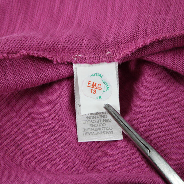 J Jill NEW $79 Sz S Dragonfruit Pink Flowy Pockets Tank Cotton Rayon Dress