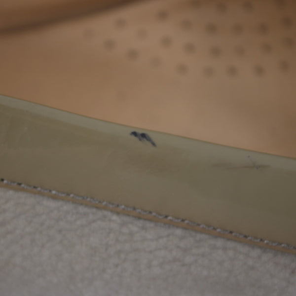 Cole Haan Flats Sz 7 AA Moss Green Slip On Leather Suede Flats