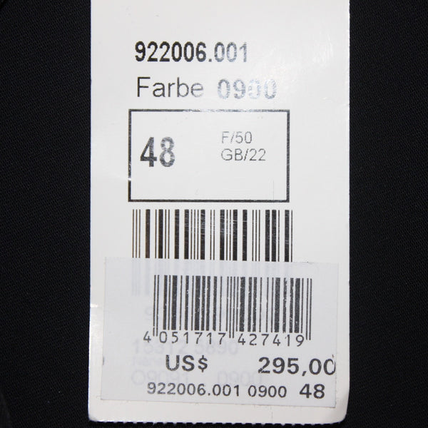 Basler Pant NEW $295 Sz 48 x 28 Black Pull On Ankle Cotton Polyamide Pant