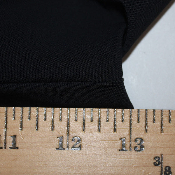 Basler Pant NEW $295 Sz 48 x 28 Black Pull On Ankle Cotton Polyamide Pant