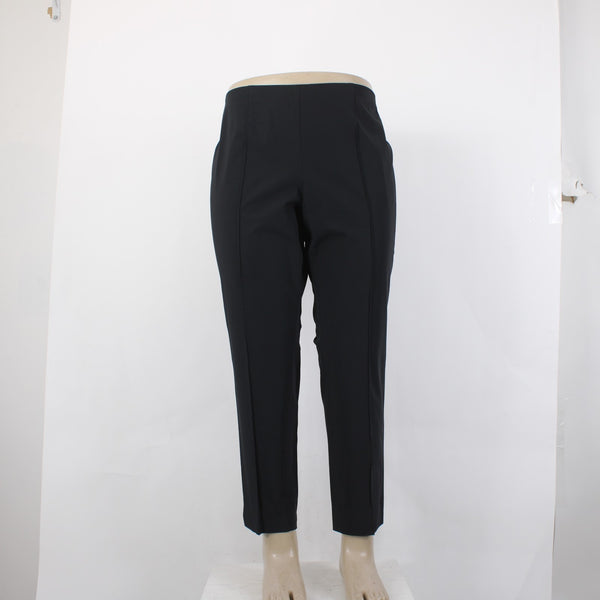 Basler Pant NEW $295 Sz 48 x 28 Black Pull On Ankle Cotton Polyamide Pant