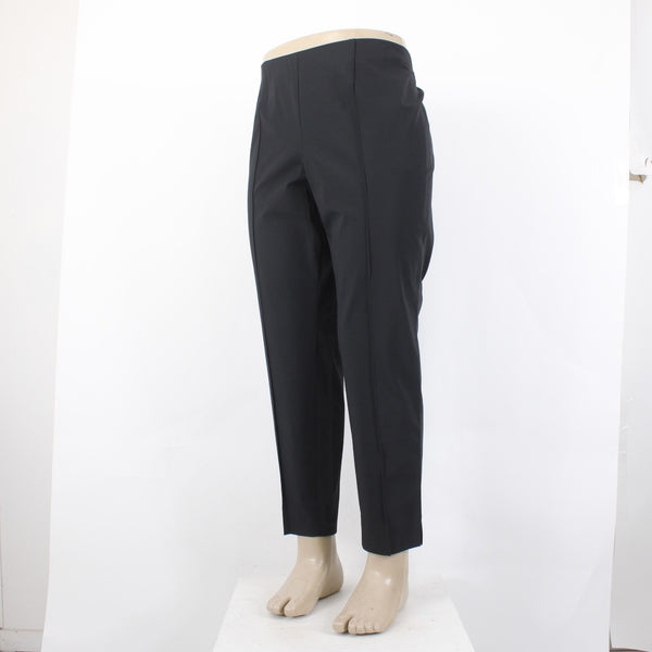 Basler Pant NEW $295 Sz 48 x 28 Black Pull On Ankle Cotton Polyamide Pant