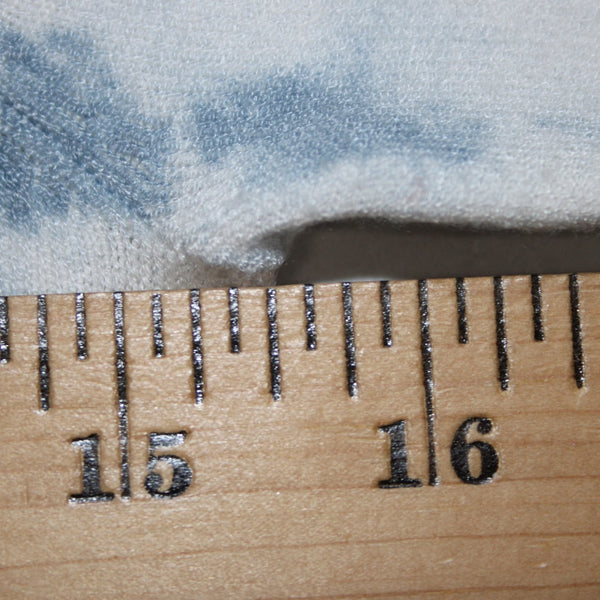 Tahari Top NEW $68 Sz S Blue White Tie Dye Short Sleeve Viscose Polyester Top