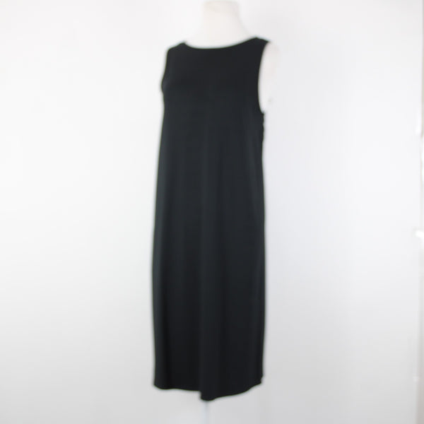 J Jill Wearever Collection Sz S Black Sleeveless Unlined Rayon Spandex Dress