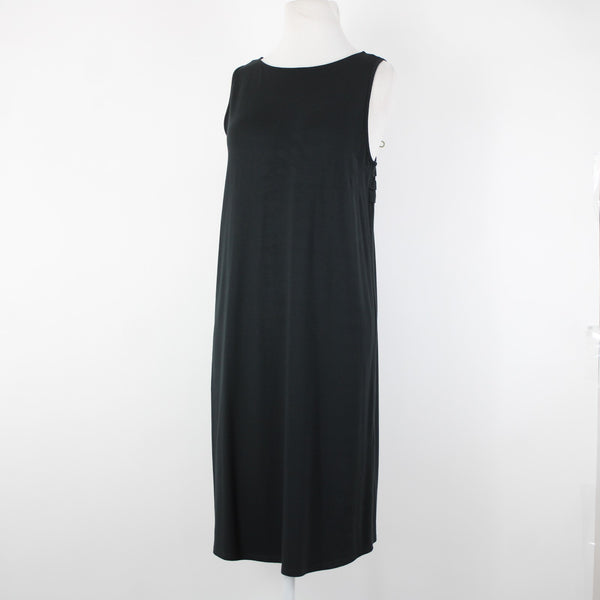 J Jill Wearever Collection Sz S Black Sleeveless Unlined Rayon Spandex Dress