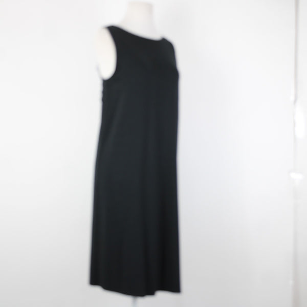J Jill Wearever Collection Sz S Black Sleeveless Unlined Rayon Spandex Dress