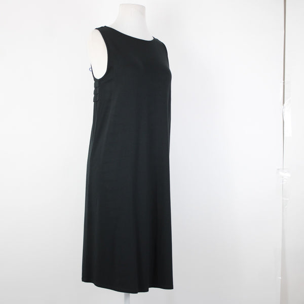 J Jill Wearever Collection Sz S Black Sleeveless Unlined Rayon Spandex Dress