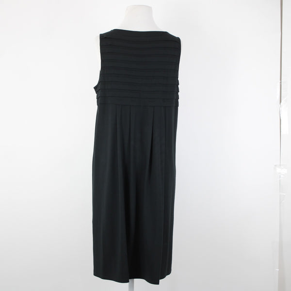 J Jill Wearever Collection Sz S Black Sleeveless Unlined Rayon Spandex Dress