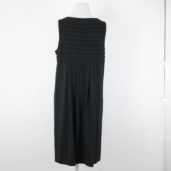 J Jill Wearever Collection Sz S Black Sleeveless Unlined Rayon Spandex Dress