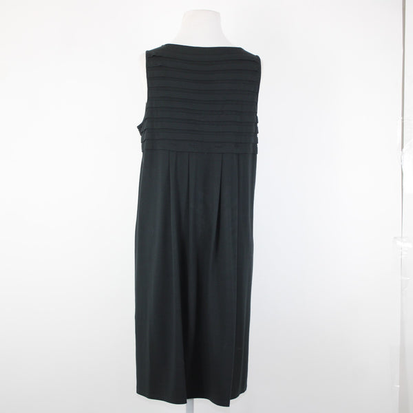 J Jill Wearever Collection Sz S Black Sleeveless Unlined Rayon Spandex Dress