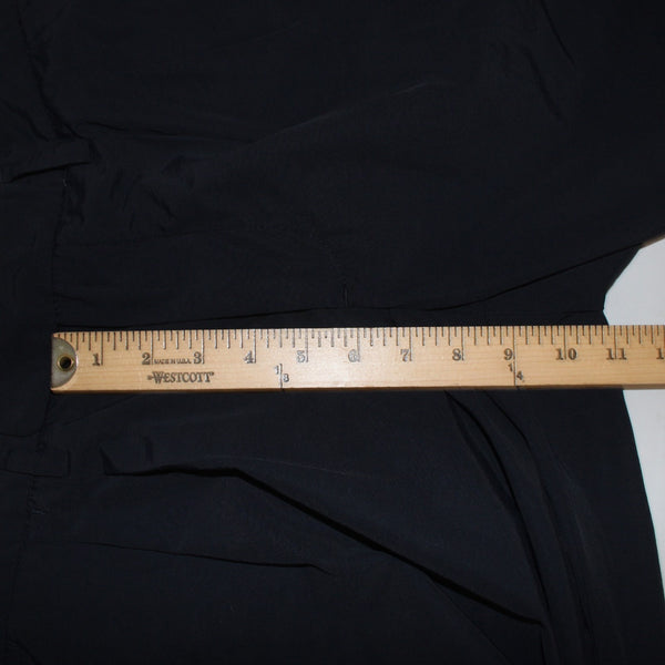 Doppelganger Pant Sz 50 x  Navy Blue Pleated Pockets Cotton Nylon Pant
