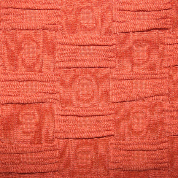 Tabitha Dress Sz 4 Rust Orange Quilted Knit Lined Pockets Cotton Polyester Dress