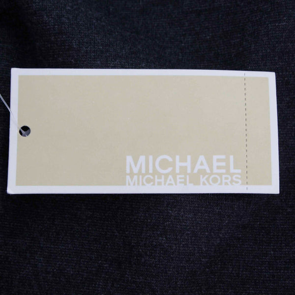 Michael Kors NEW $100 Sz 8 x 29 Charcoal Gray Silver Stretch Knit Pant